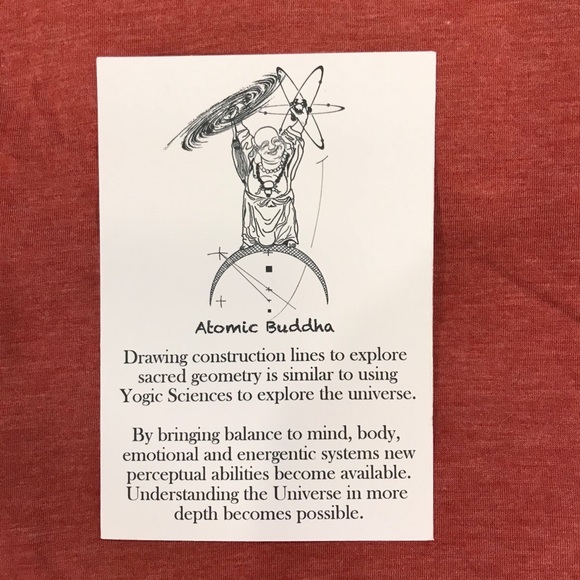 Unisex Yoga T Shirt Atomic Buddha RocketBuddha - Picture 12 of 14